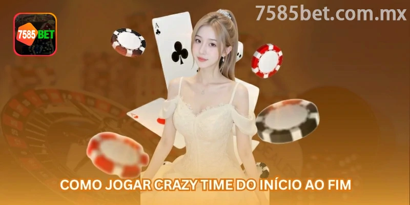 Crazy Time com roda principal e apresentador ao vivo